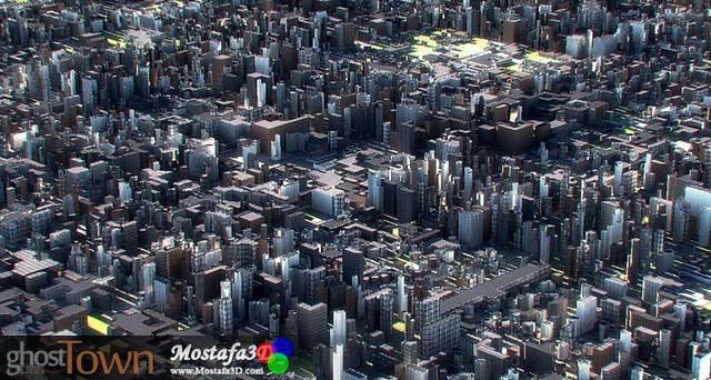 معرفی ghostTown اسکریپت کاربردی جهت ساخت شهر در 3ds Max